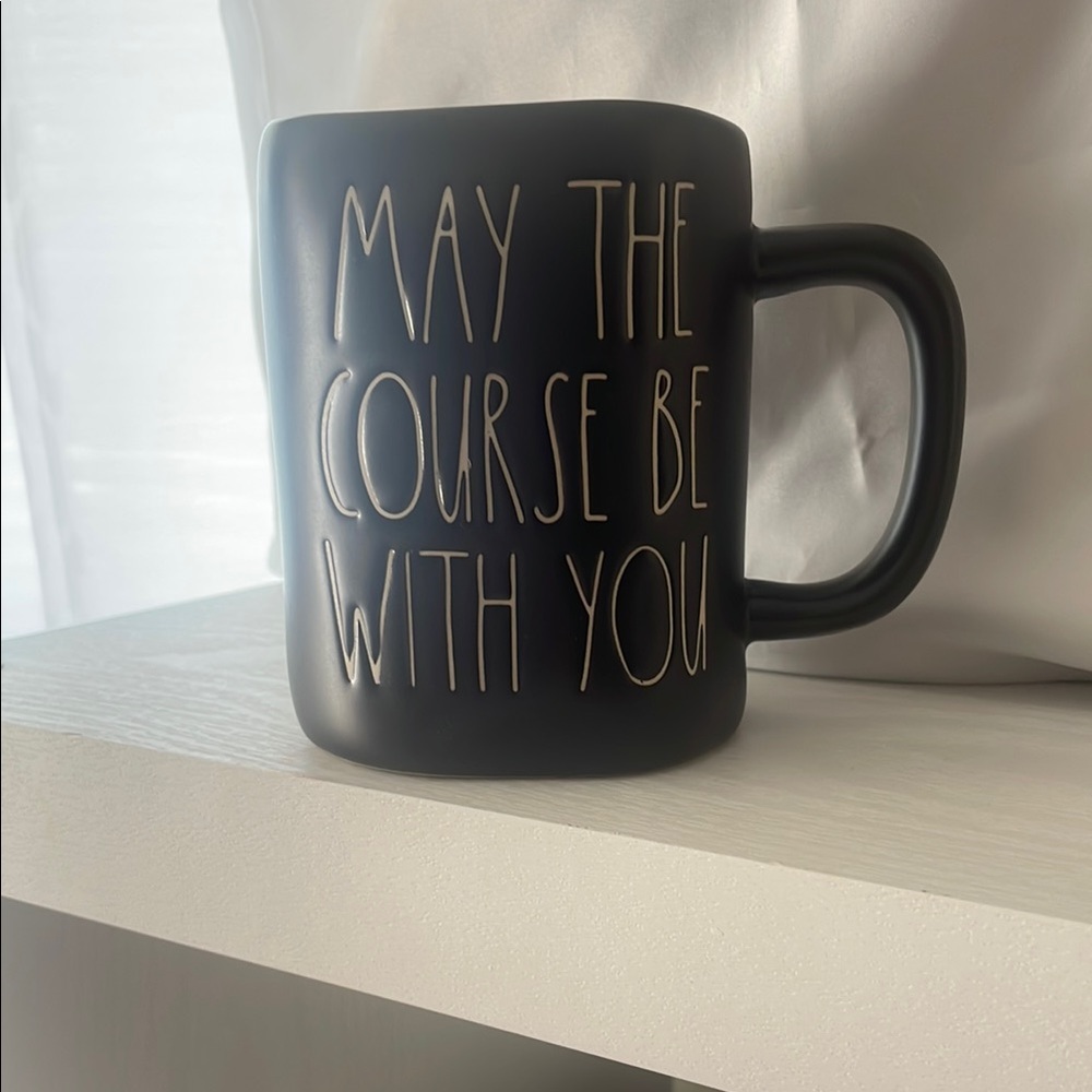 Rae Dunn Black Inspirational Dining Mug